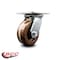 Service Caster 5 Inch Heavy Duty Top Plate High Temp Phenolic Swivel Caster with Roller Bearing SCC-35S520-PHRHT - alternate 2